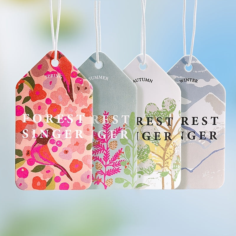 Car Air Freshener Set for Car Mirror Decoration Scent Cards Pack of 4 6 8