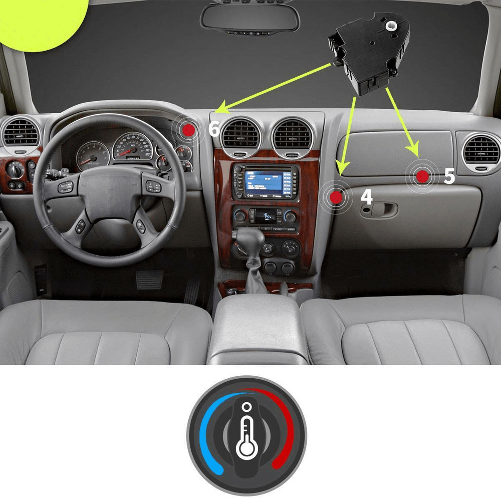 Chevrolet va GMC uchun avtomobil HVAC Blend Door aktuatorining o‘rnini almashtirish