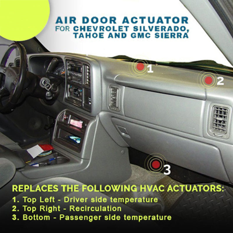 Chevrolet va GMC uchun avtomobil HVAC Blend Door aktuatorining o‘rnini almashtirish