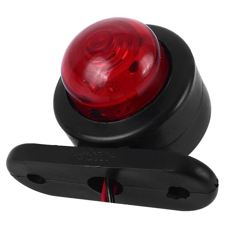 10 dona 12-24V ikki tomonlama avtomobil yuk mashinasining indikator lampalari Qizil Amber Blinker Signal