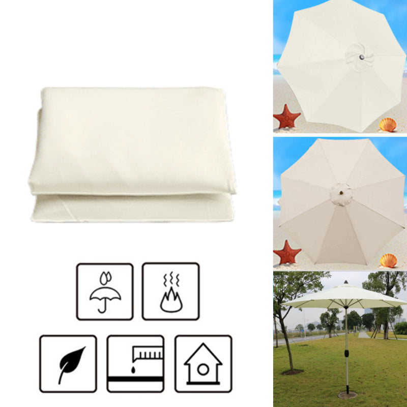 9.84ft Bej Suv o'tkazmaydigan UV-muhofaza qilingan Ochiq havoda foydalaniladigan soyabon qopqog'ini almashtirish uchun qopqoq