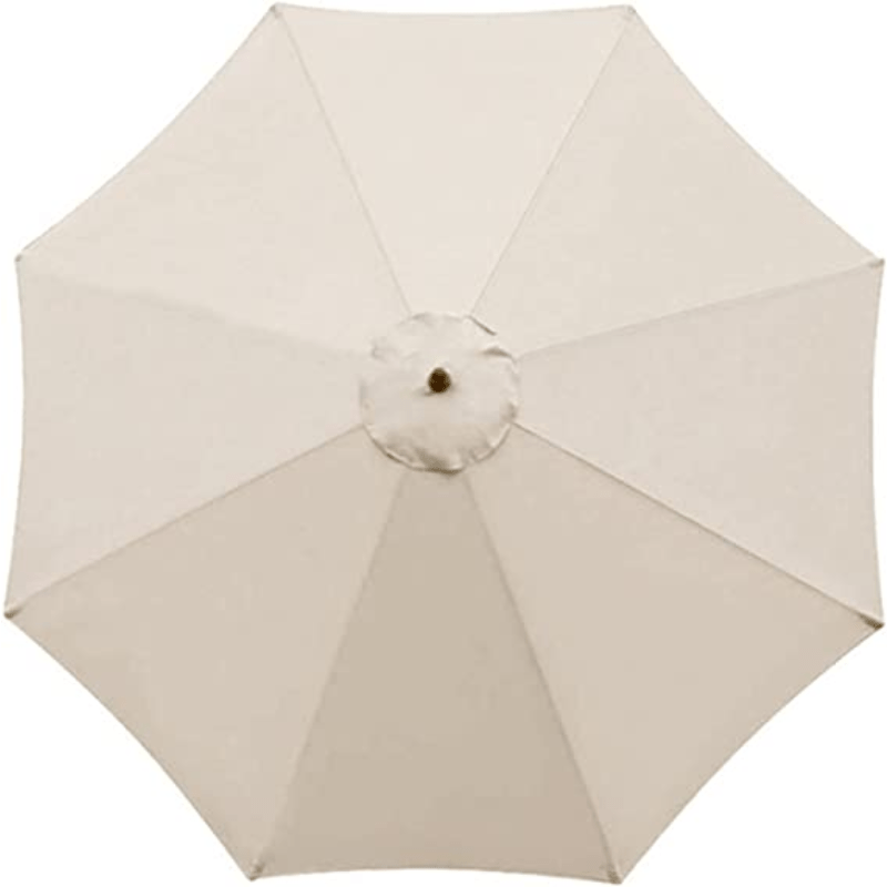 9.84ft Bej Suv o'tkazmaydigan UV-muhofaza qilingan Ochiq havoda foydalaniladigan soyabon qopqog'ini almashtirish uchun qopqoq