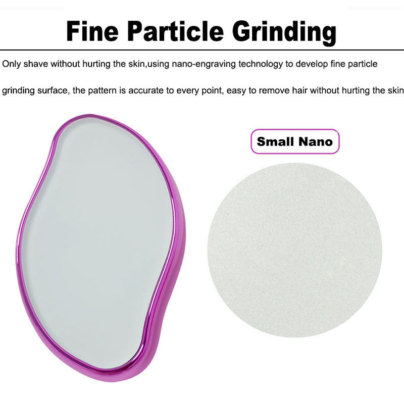 Painless Reusable Crystal Glass Hair Removal Eraser for Body Care