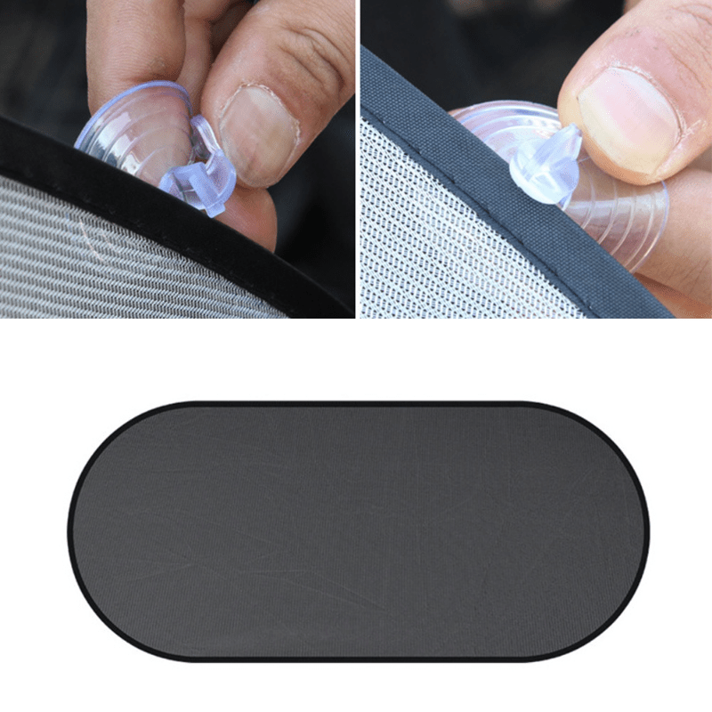 Набор солнцезащитных козырьков для автомобиля из полиэстера с сеткой, устойчивой к ультрафиолету, защитные накладки на окна