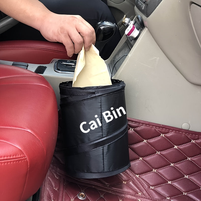 Avtomobil uchun oqilona yopiladigan qattiq qopqog'li axlat qutisi, oqib ketmaydigan axlat sumkasi bilan