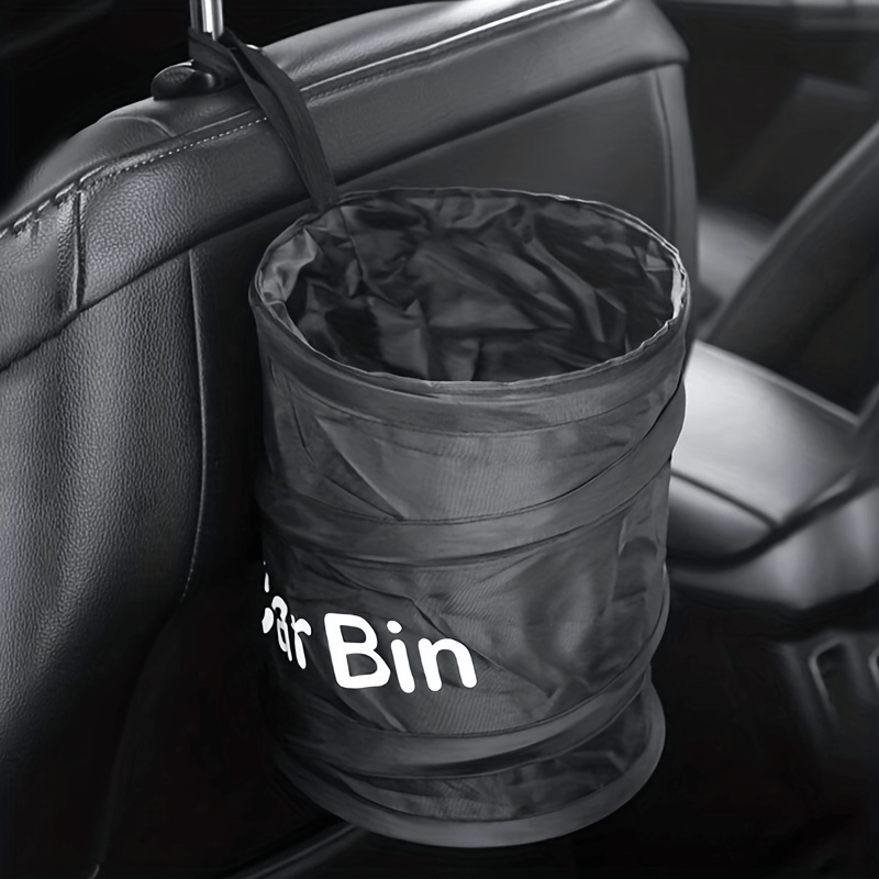 Avtomobil uchun oqilona yopiladigan qattiq qopqog'li axlat qutisi, oqib ketmaydigan axlat sumkasi bilan