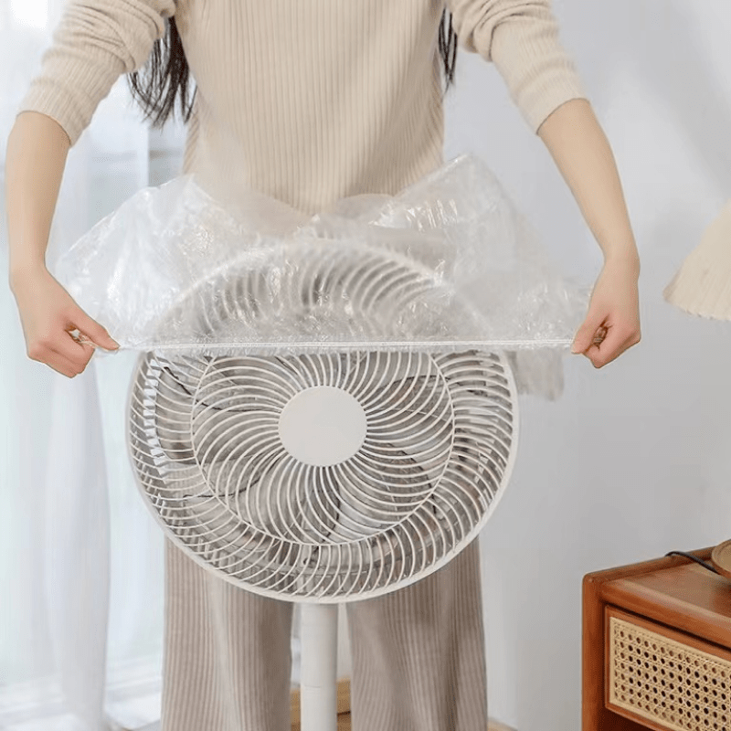 20 Pieces Disposable Transparent Dustproof Cover for Kitchen Appliances and Food Storage