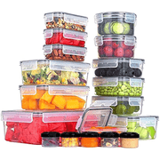Food Storage Containers Set, Microwave Safe, Various Sizes for Fruits
