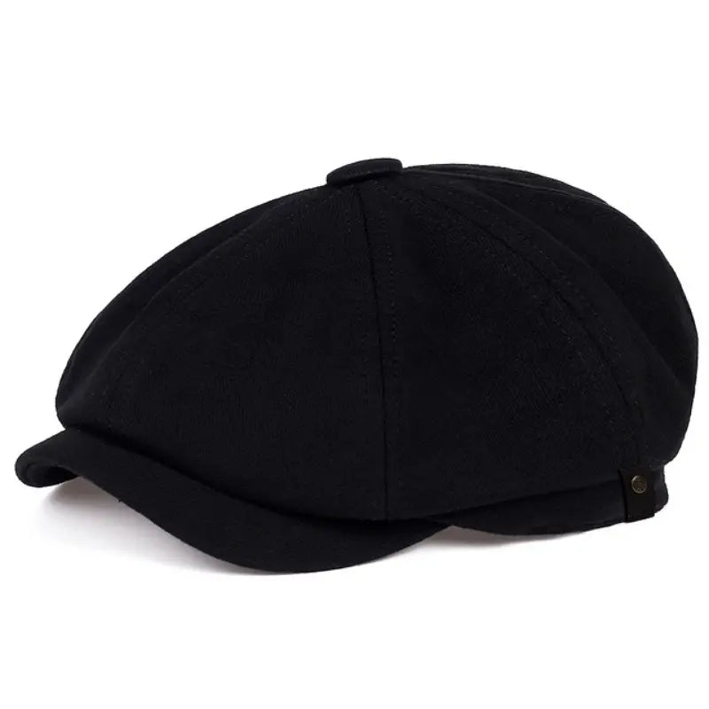 Unisex Lightweight Polyester Breton Cap Beret for Casual and Vintage Style