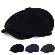 Unisex Lightweight Polyester Breton Cap Beret for Casual and Vintage Style