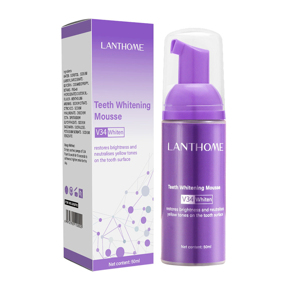 Purple Toothpaste for Teeth Whitening and Fresh Breath, Deep Cleaning