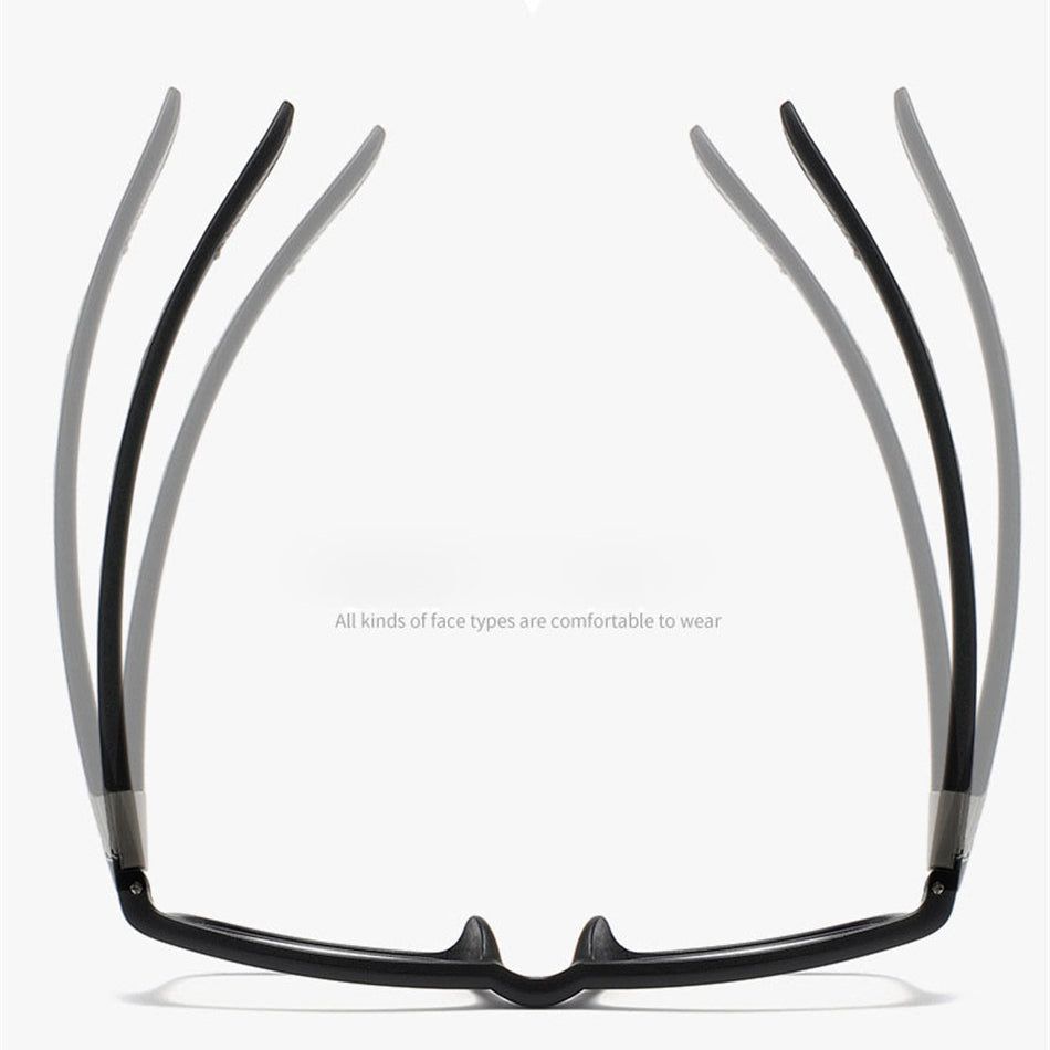 Erkaklar uchun o'qish uchun ko'zoynaklar Ultralight TR90 Presbiyopi Giperopi Optik ko'zoynaklar