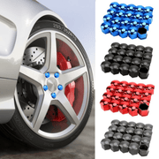 20 Pcs Wheel Nut Rim Cover 17mm Car Hub Screw Protection Anti-Theft