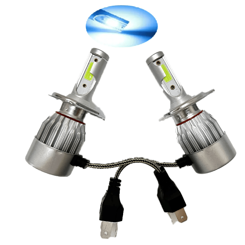 2pcs LED Headlights Kit for Cars H7 H4 9005 9006 6000K 8000K Fog Lamps