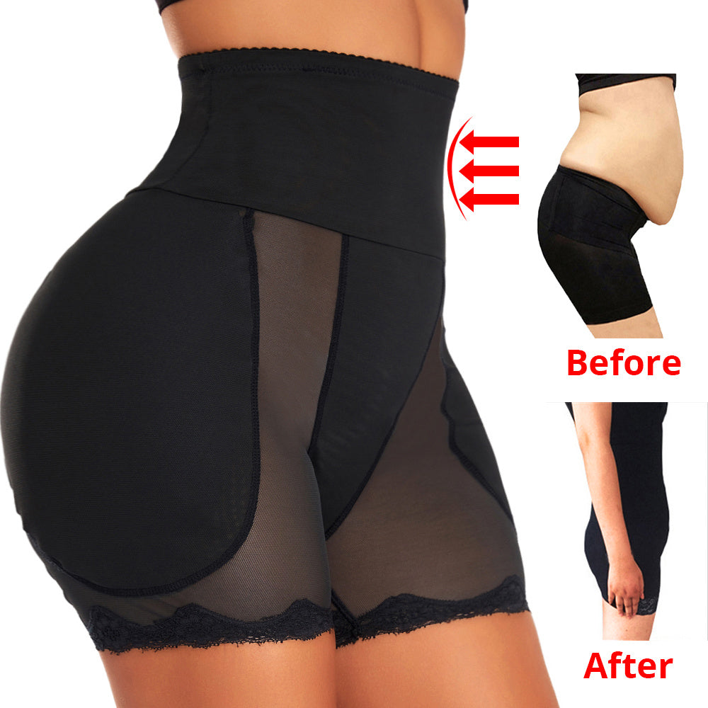 Women's High Waist Shapewear with Hip and Butt Padding Tummy Control Slimming