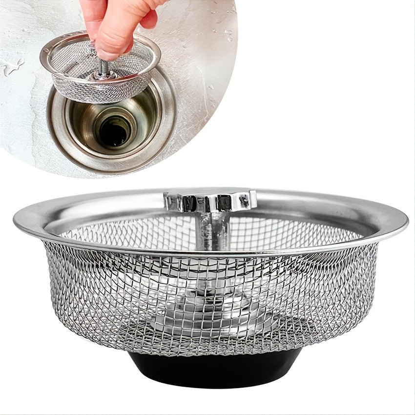 Stainless Steel Kitchen Sink Water Filter with Plug