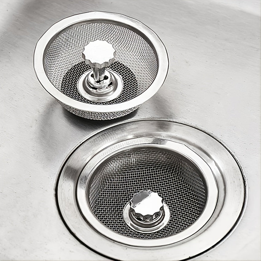 Stainless Steel Kitchen Sink Water Filter with Plug