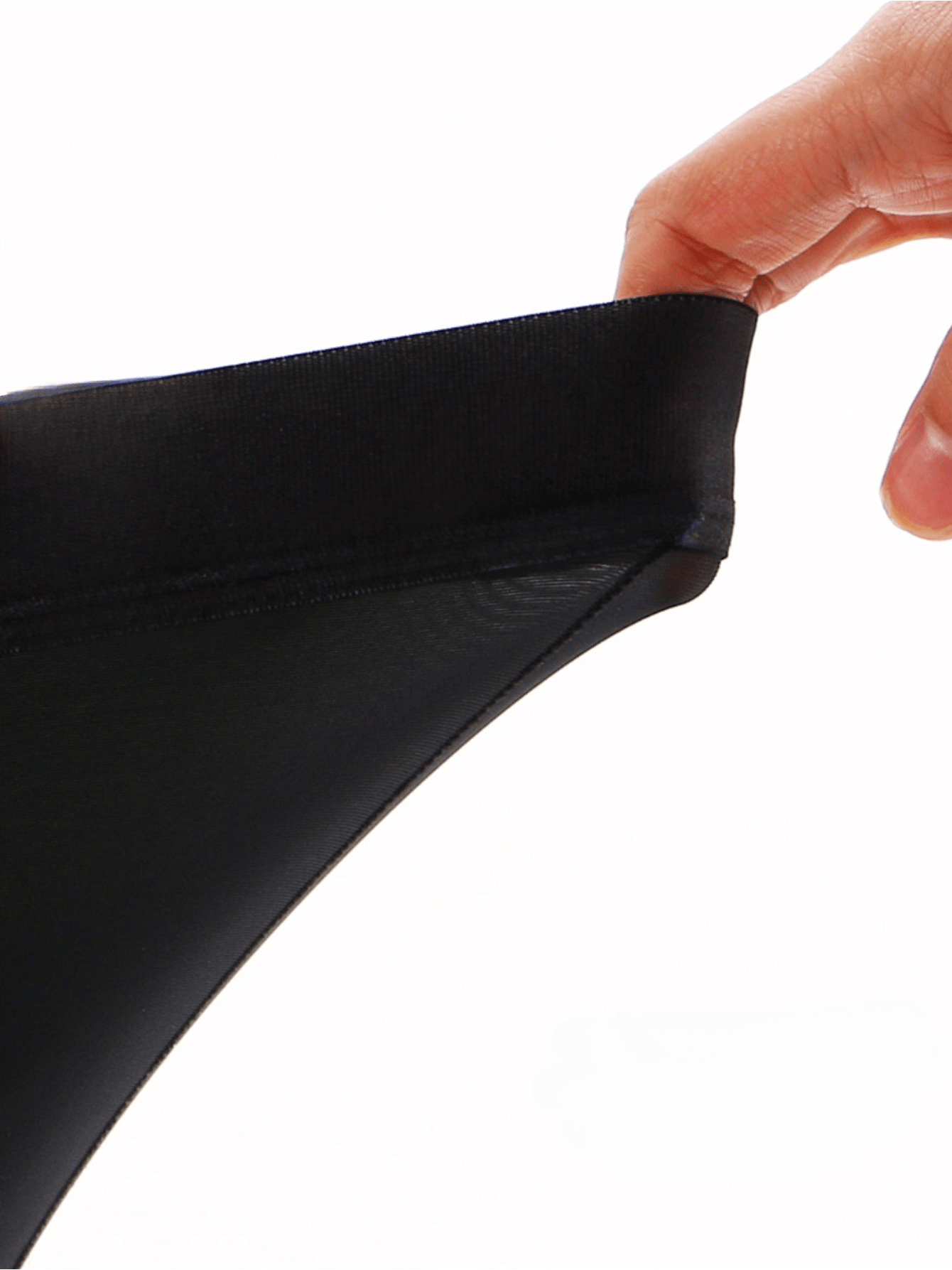 Men's Seamless Breathable Boxer Briefs Soft Polyester Spandex Shortie Solid