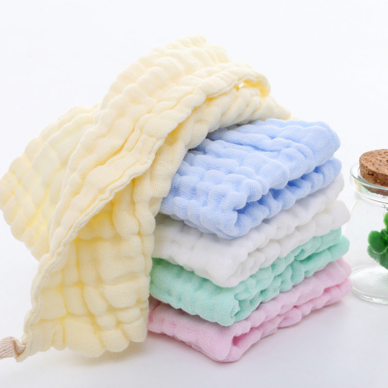 Kids Muslin Washcloths Set of 5 Soft and Gentle 6-Layer Baby Shower Gift