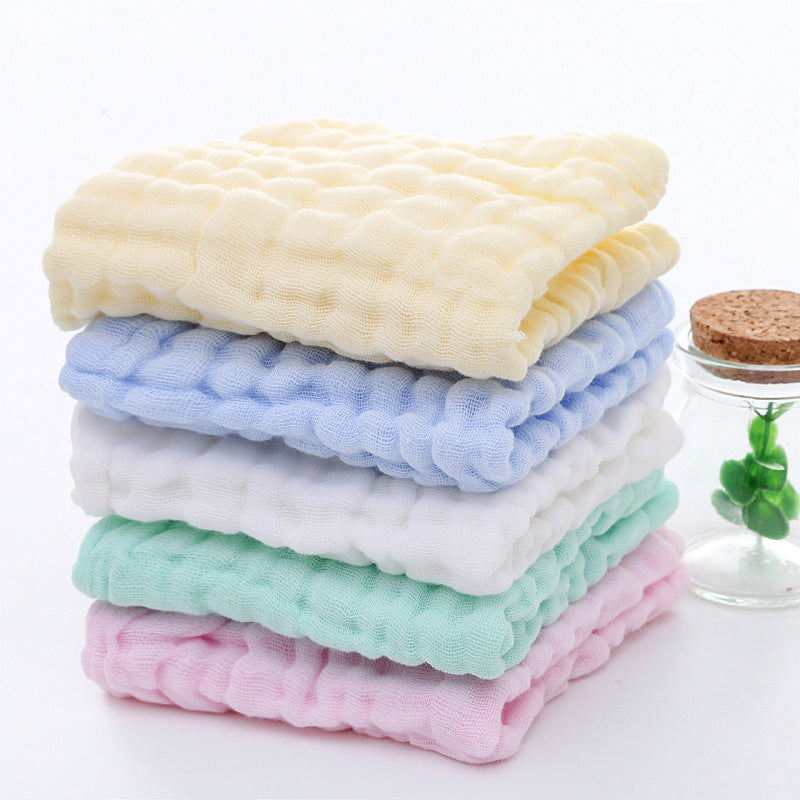 Kids Muslin Washcloths Set of 5 Soft and Gentle 6-Layer Baby Shower Gift