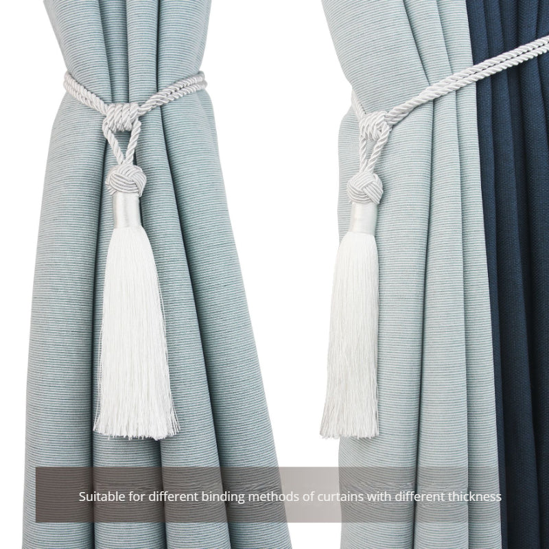 Minimalist zamonaviy parda bog'ich, teshik ochmasdan oson o'rnatilishi mumkin bo'lgan bitta qismdan iborat. Yotoqxona, yashash xonasi yoki har qanday uy bezak muhitida pardalarni bog'lash uchun zamonaviy va funksional aksessuar.