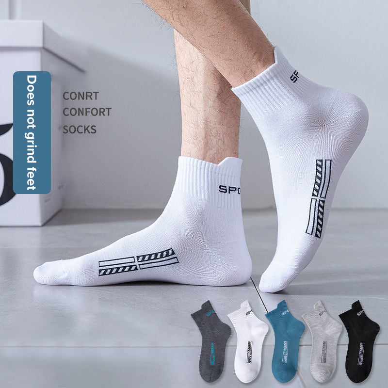 Men's Casual Socks Pack of 10 Pairs Size 38-45 Breathable Cushioned All Seasons