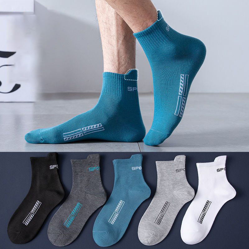 Men's Casual Socks Pack of 10 Pairs Size 38-45 Breathable Cushioned All Seasons