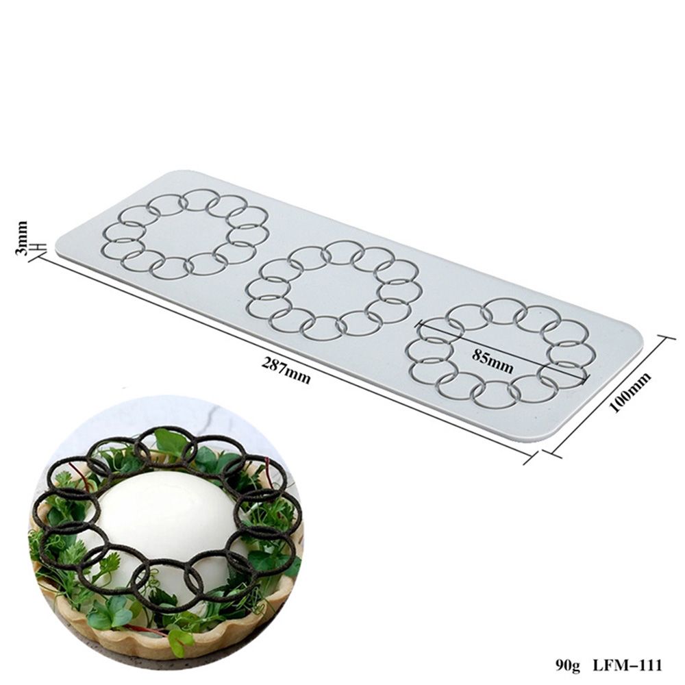 Silicone Cake Lace Mold Flower Leaf Pattern for Baking and Decoration