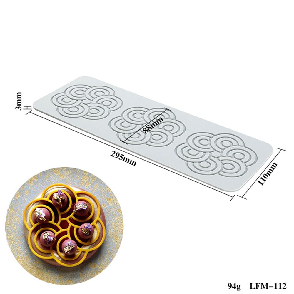 Silicone Cake Lace Mold Flower Leaf Pattern for Baking and Decoration