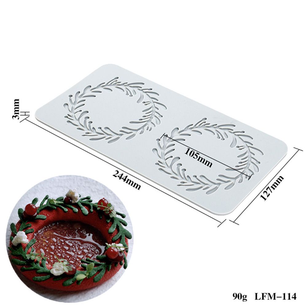 Silicone Cake Lace Mold Flower Leaf Pattern for Baking and Decoration