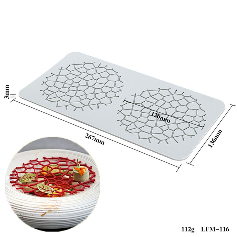 Silicone Cake Lace Mold Flower Leaf Pattern for Baking and Decoration