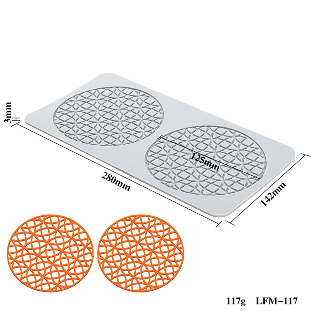 Silicone Cake Lace Mold Flower Leaf Pattern for Baking and Decoration