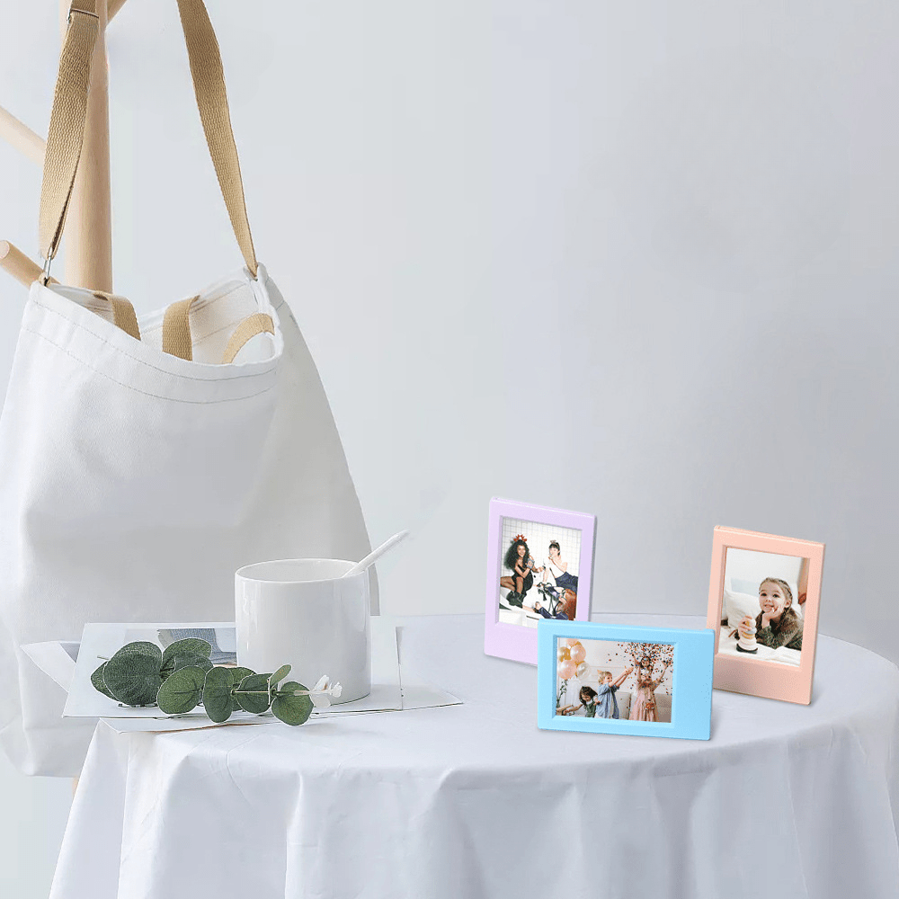 Mini 3-Inch Classic Standing Photo Frame for Polaroid Photos