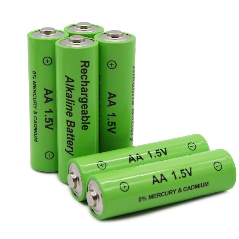 8 dona qayta tiklanadigan AA AAA batareyalar 1.5V 1000-1200mAh uchun elektronika va o'yinchoqlar