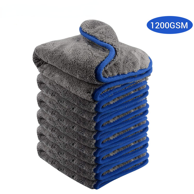 Microfiber Car Wash Towel 40x40cm Coral Fleece Absorbent Drying Cloth