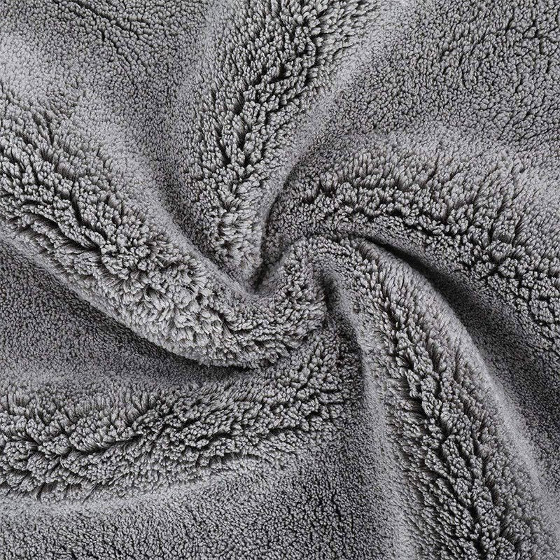 Микрофибровое полотенце для мойки автомобиля 40x40 см, коралловый флис, впитывающая салфетка для сушки