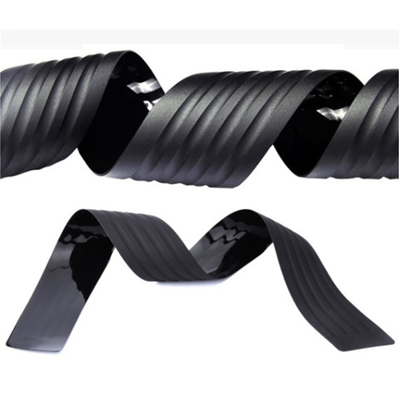 Universal Car Rear Bumper Guard Protects Trunk Sill Rubber Strips