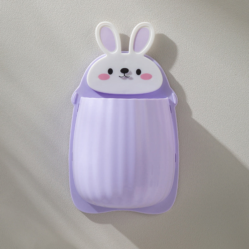 Cute Rabbit Storage Rack for Makeup Brushes Toothbrushes and Cosmetics