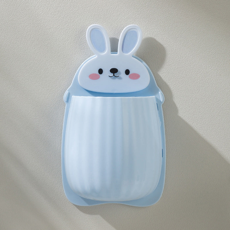Cute Rabbit Storage Rack for Makeup Brushes Toothbrushes and Cosmetics