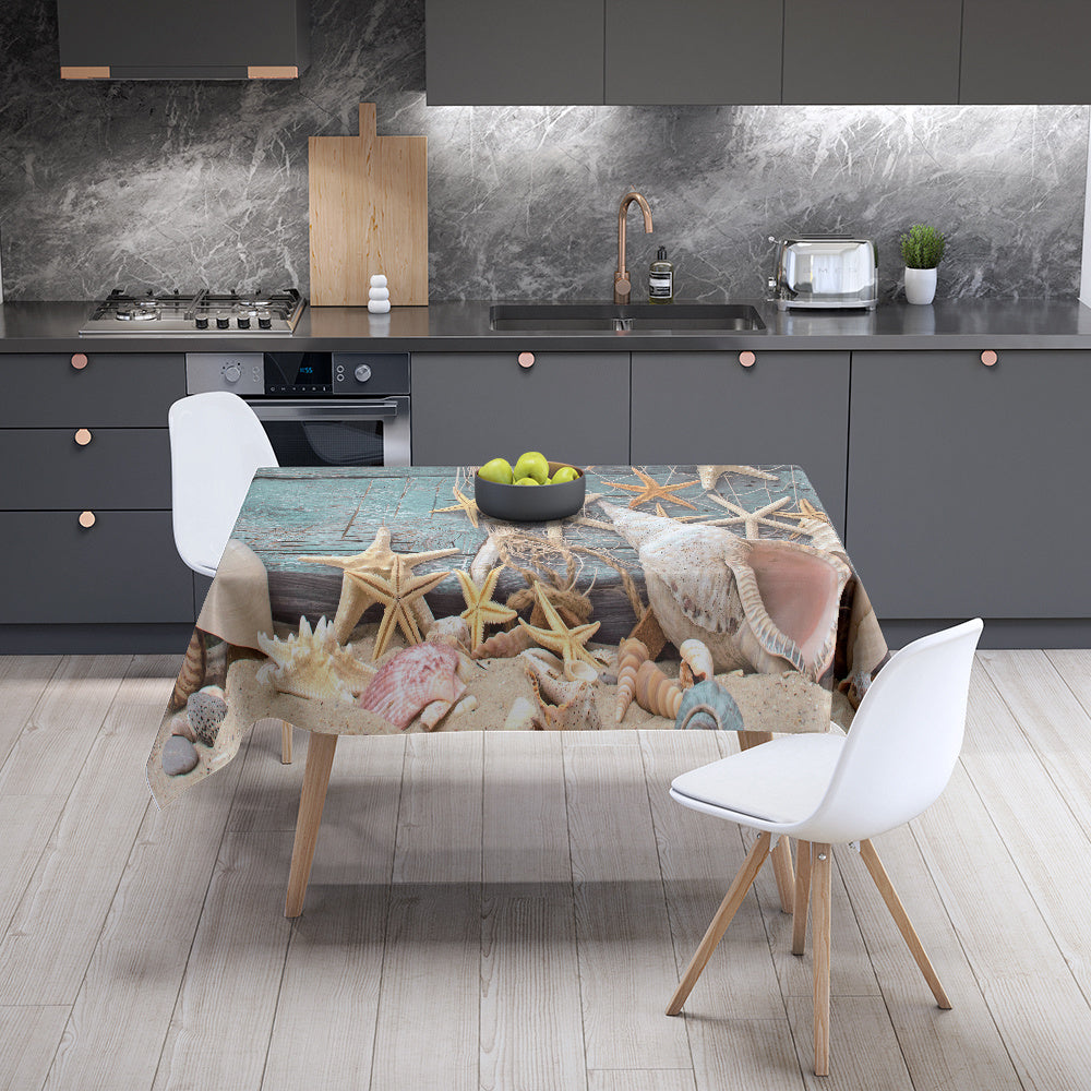 Водонепроницачная и маслостойкая прямоугольная скатерть для обеденных и кофейных столов, машинного производства для свадеб и домашнего декора, подходит для пикников, кемпинга, свадеб и вечеринок.