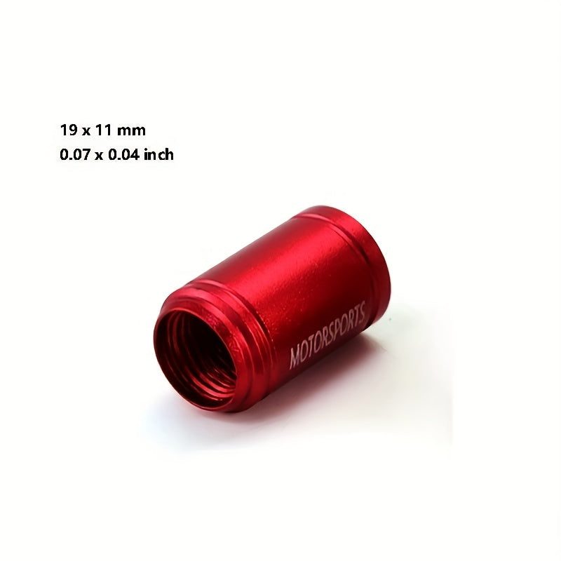 4 Pcs Car Wheel Valve Stem Caps Copper Core Rustproof Dust Covers