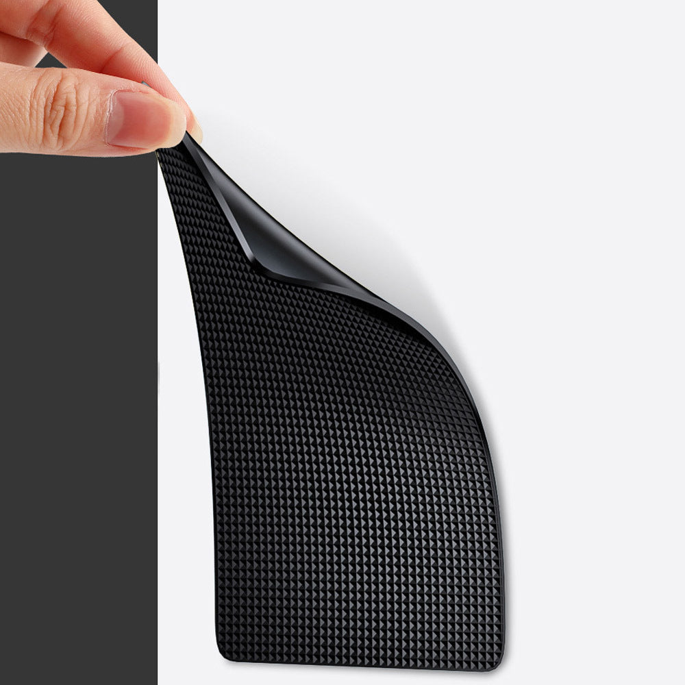 Car Interior Anti-Slip PVC Mat 27x15cm Phone Glasses Holder Adhesive Pad