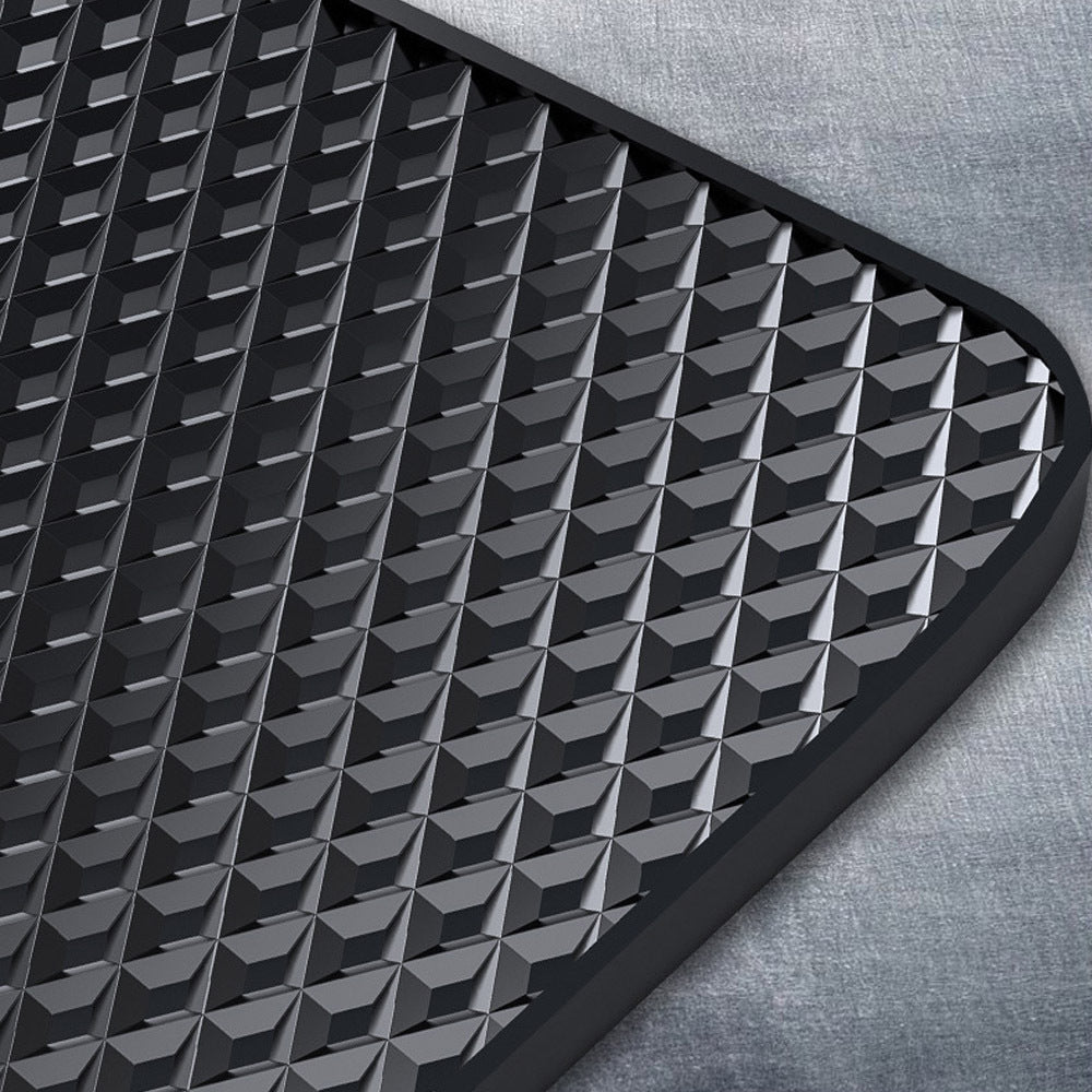 Car Interior Anti-Slip PVC Mat 27x15cm Phone Glasses Holder Adhesive Pad