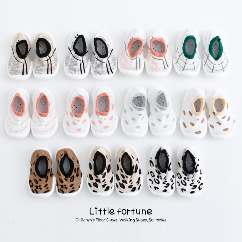 Детские дышащие тканевые кроссовки с нескользящей подошвой для indoor outdoor spring