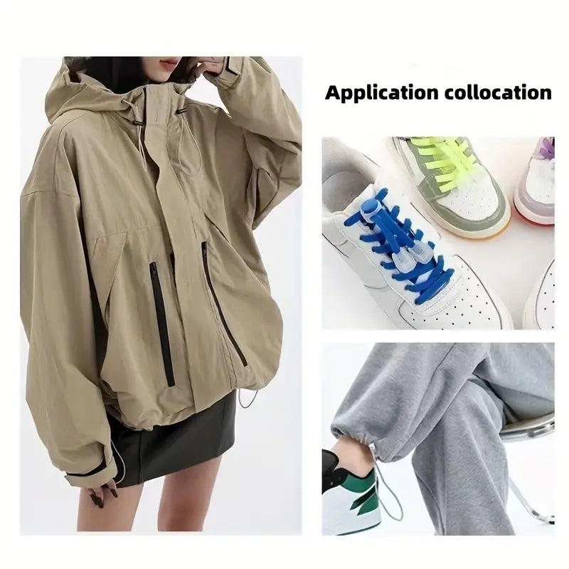 10/20 Pcs Colorful Plastic Spring Shoe Buckles Tie Shoe Lace Buckles