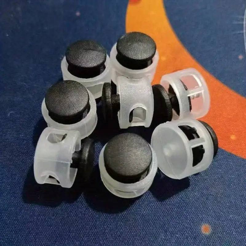 10/20 Pcs Colorful Plastic Spring Shoe Buckles Tie Shoe Lace Buckles