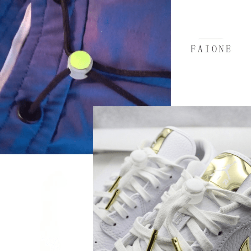 10/20 Pcs Colorful Plastic Spring Shoe Buckles Tie Shoe Lace Buckles