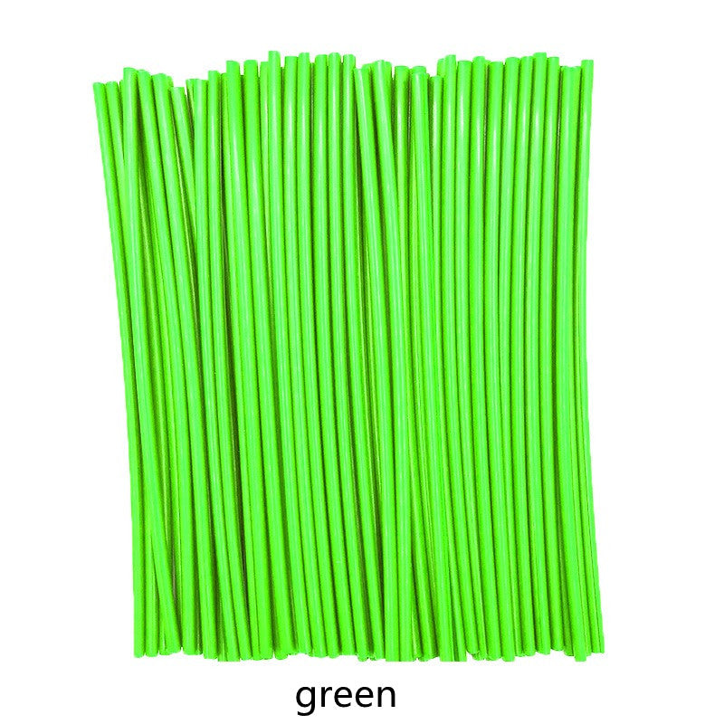 Off Road Motorcycle Wheel Rim Spoke Skins Set for Motocross Enduro 72pcs