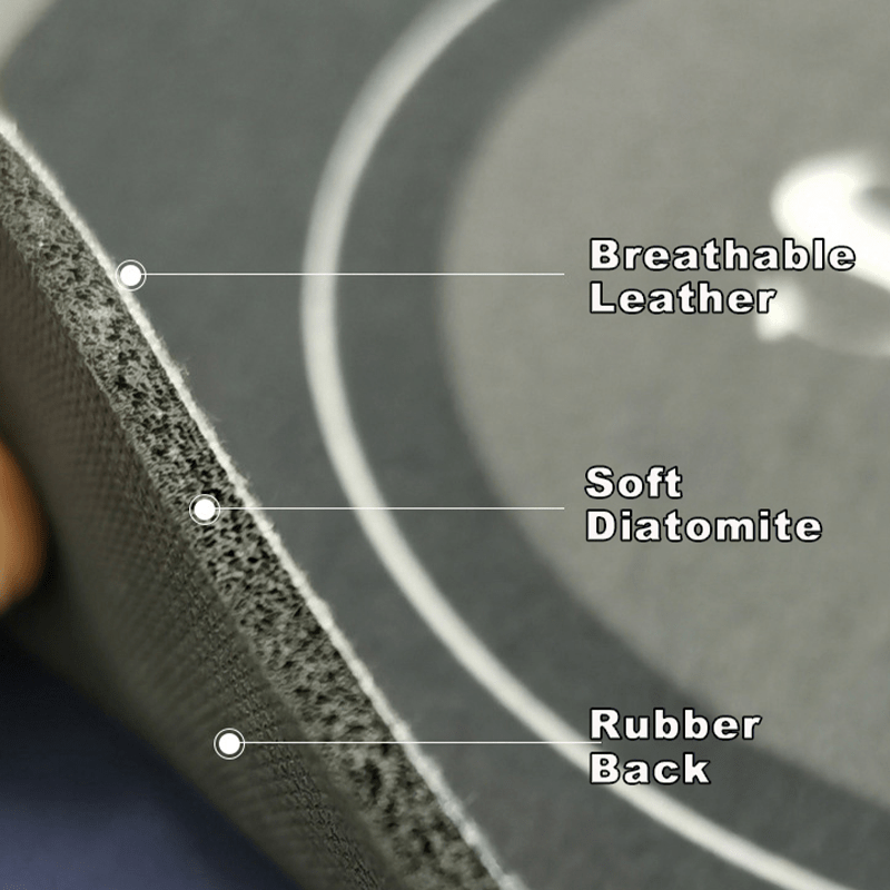 Ultra-absorbent 1 dona Diatom Loy Oshxona Gilami tabiiy kauchuk asosida, sirpanmaydigan yuzasi, tozalash oson. Oshxonalar, hammomlar, kirish joylari uchun mukammal. Qora rangda va bir nechta o'lchamlarda mavjud. Pol uchun ajoyib.