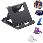 Universal Folding Plastic Phone and Tablet Stand Portable Holder